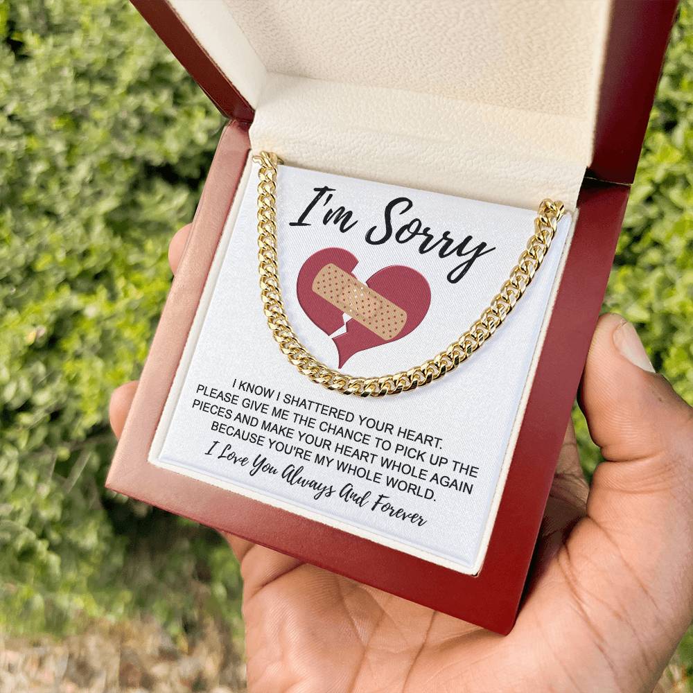 Sorry My Man -The Pieces-Cuban Link Chain