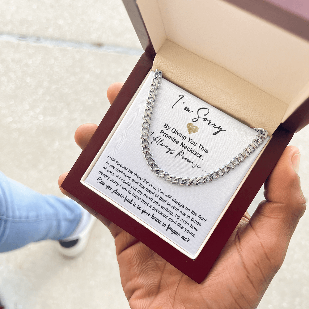 Sorry My Man - Be The Light | Cuban Link Chain