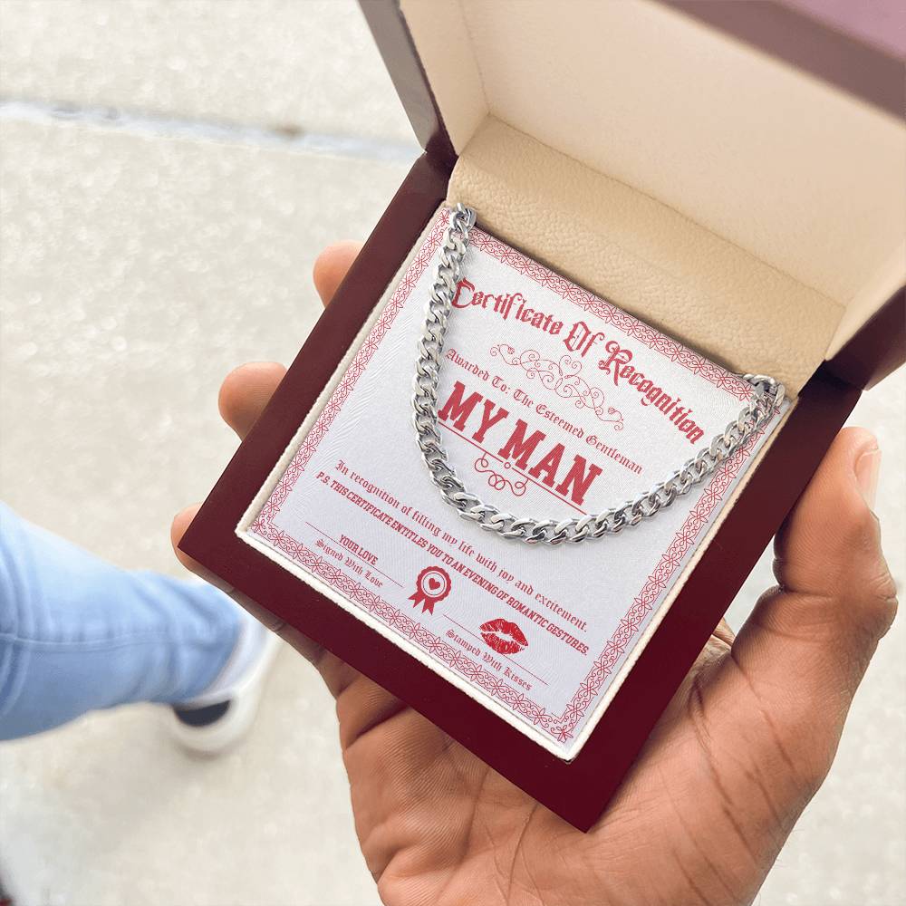 My Man-Esteemed Gentleman-Cuban Chain