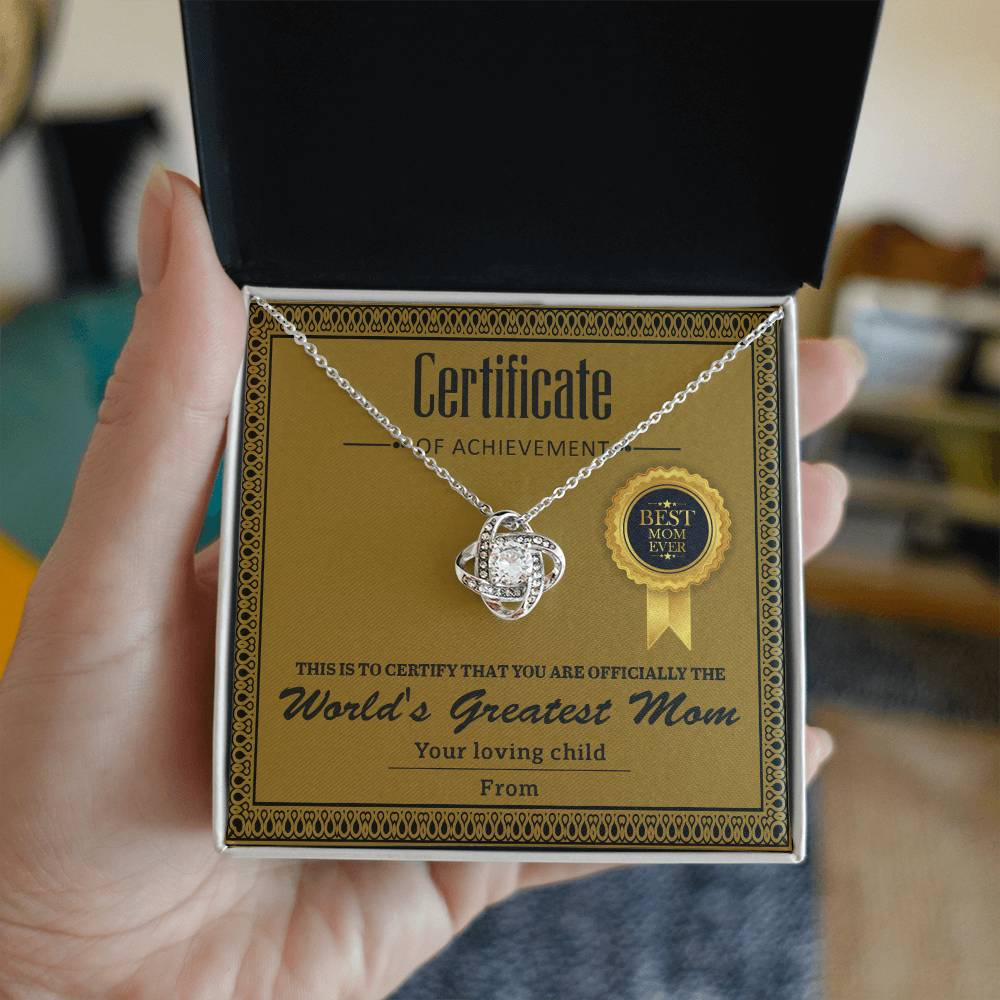 Mom-Certificate Of Achievement