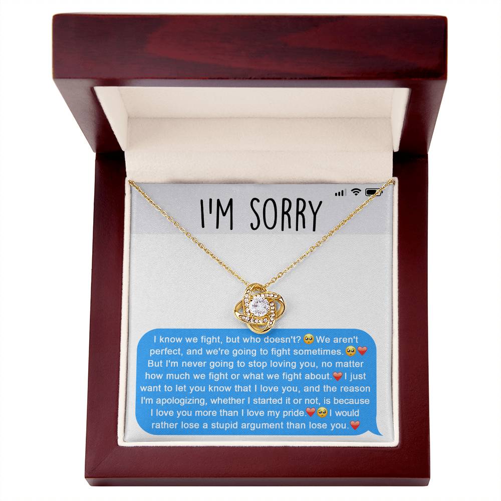 Sorry-Stupid Argument