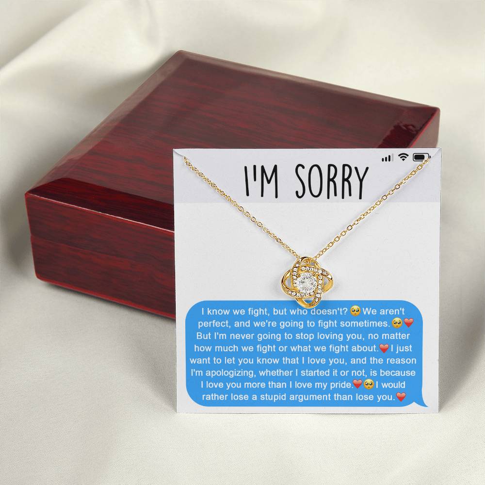 Sorry-Stupid Argument