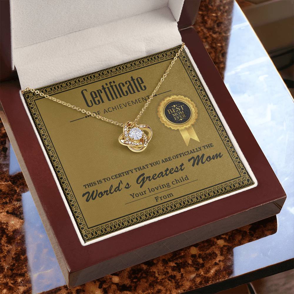 Mom-Certificate Of Achievement