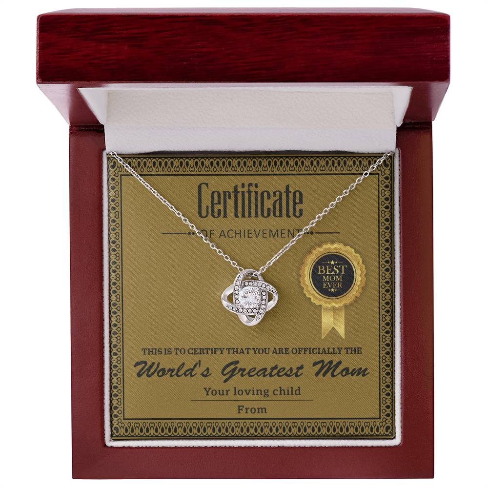 Mom-Certificate Of Achievement
