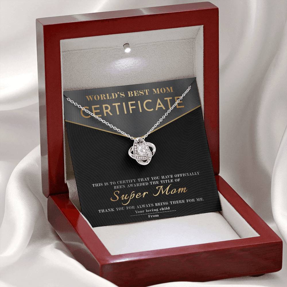 Mom-Best Mom Certificate