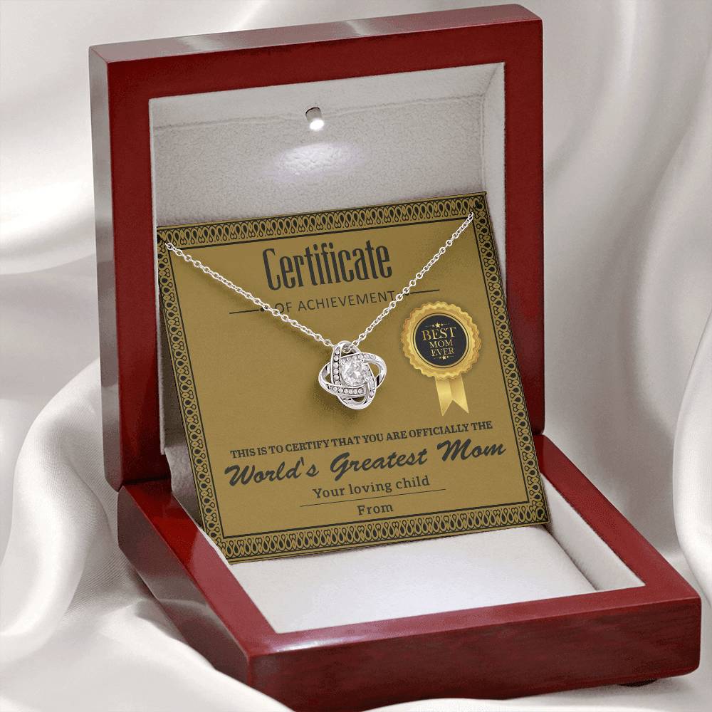 Mom-Certificate Of Achievement