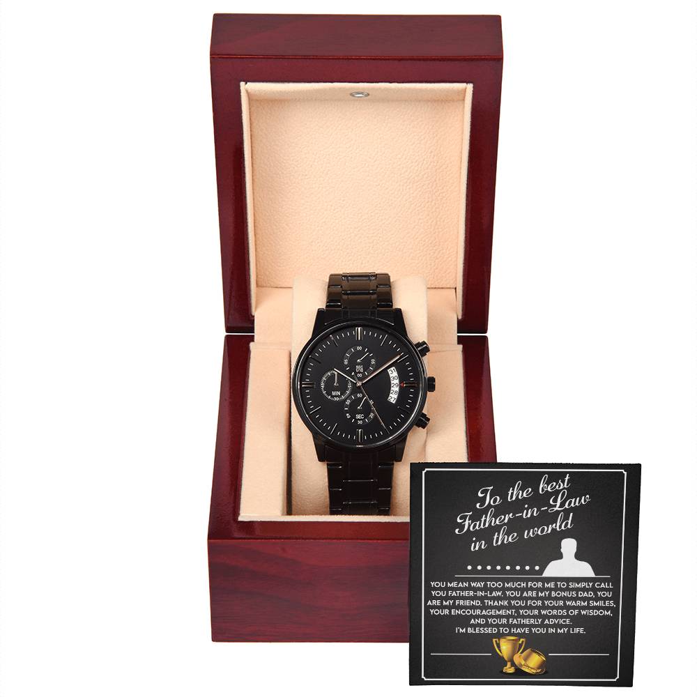 Father-In-Law-The Best-Metal Chronograph Watch