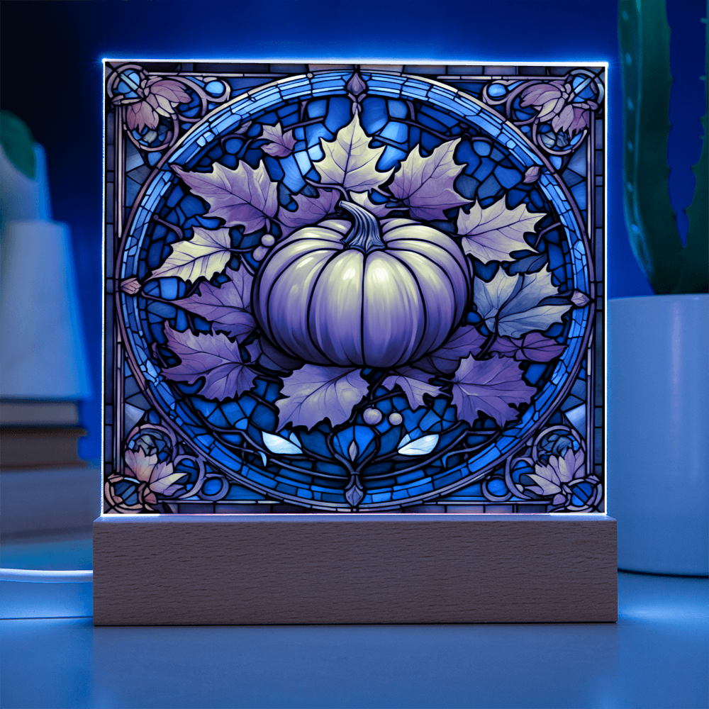 Stained Glass Pumpkin Thankgivings-Acrylic