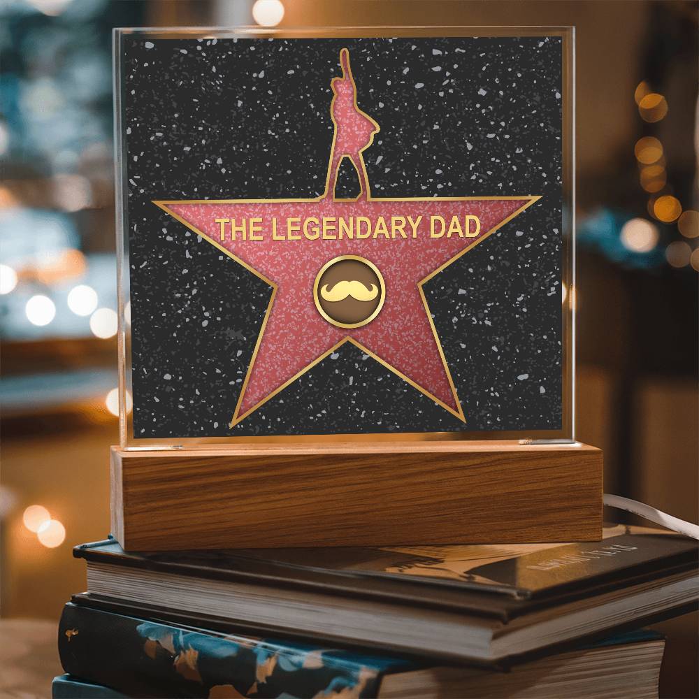 Dad-The Legendary Dad-Acrylic
