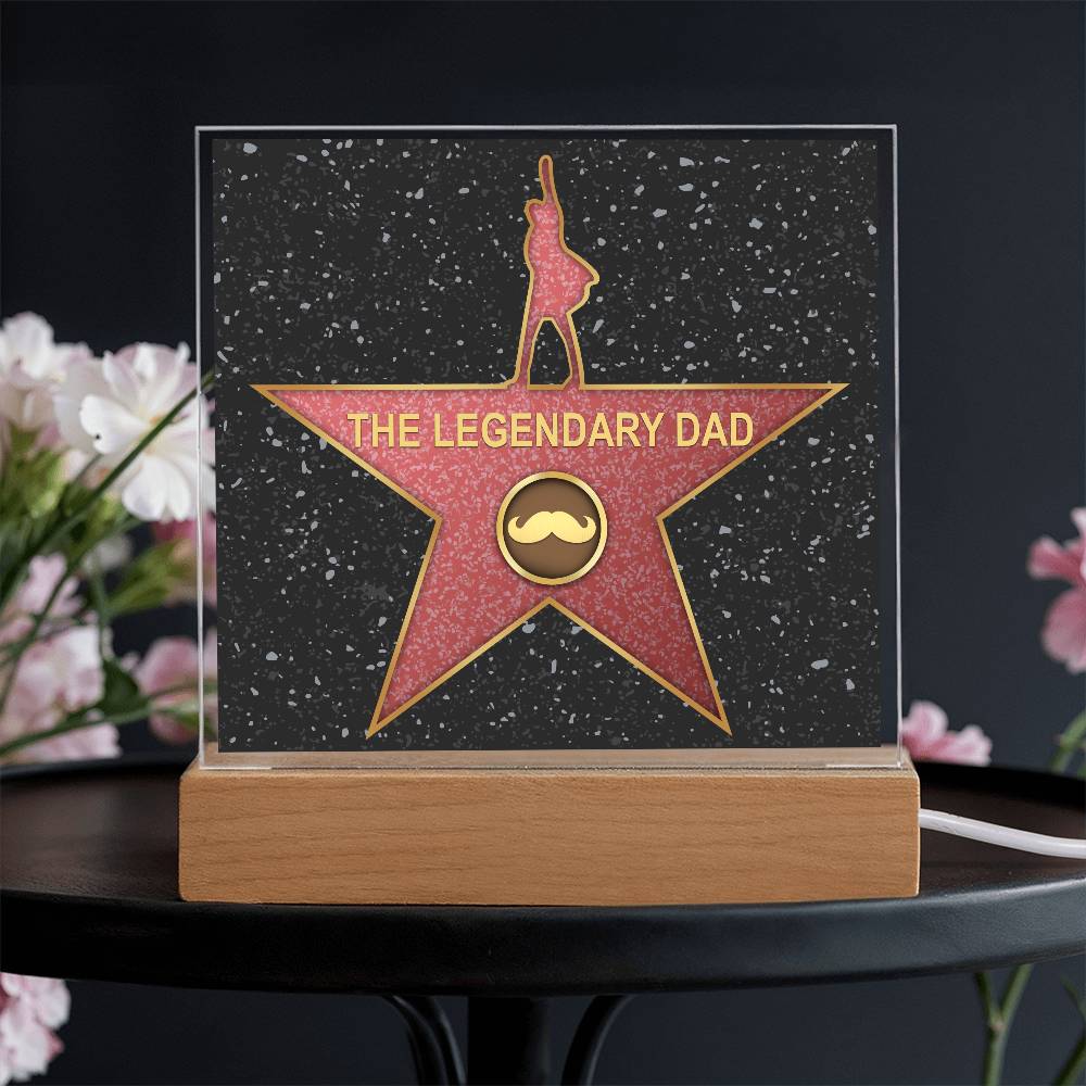 Dad-The Legendary Dad-Acrylic