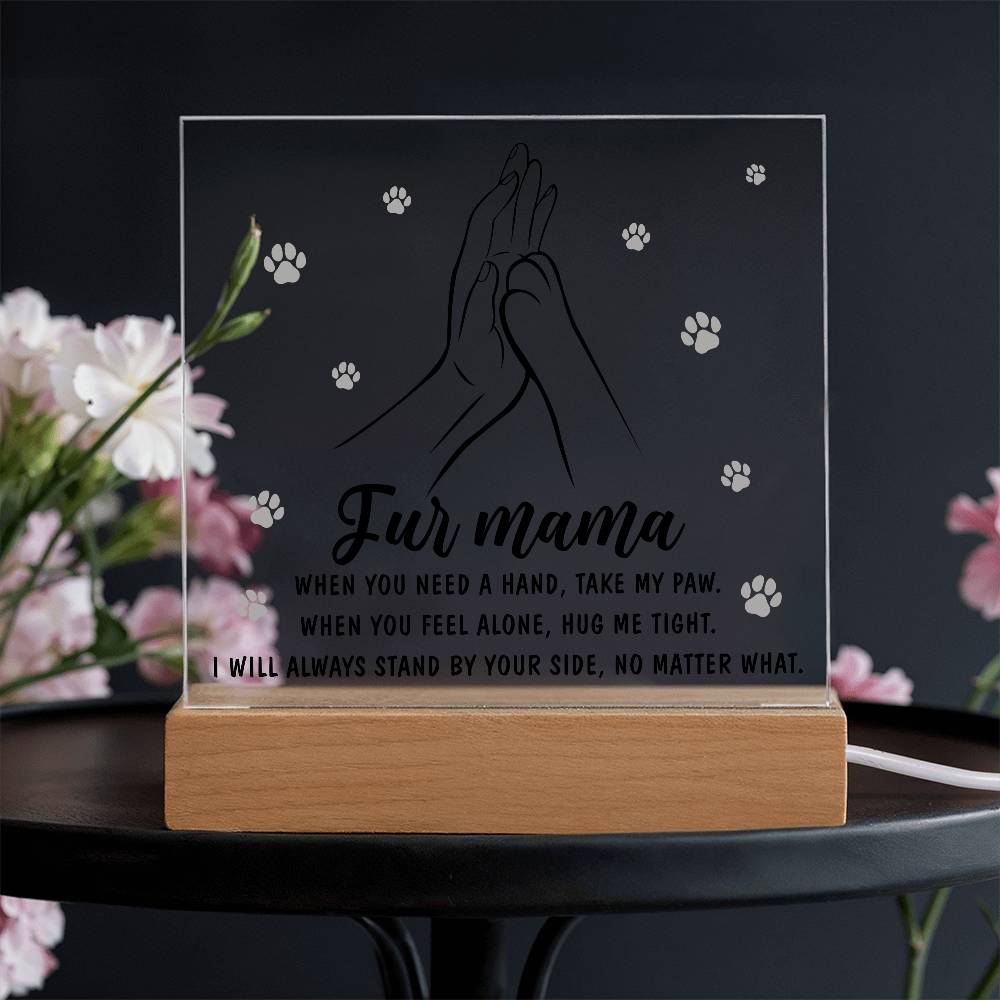 Fur Mama-Take My Paw-Acrylic