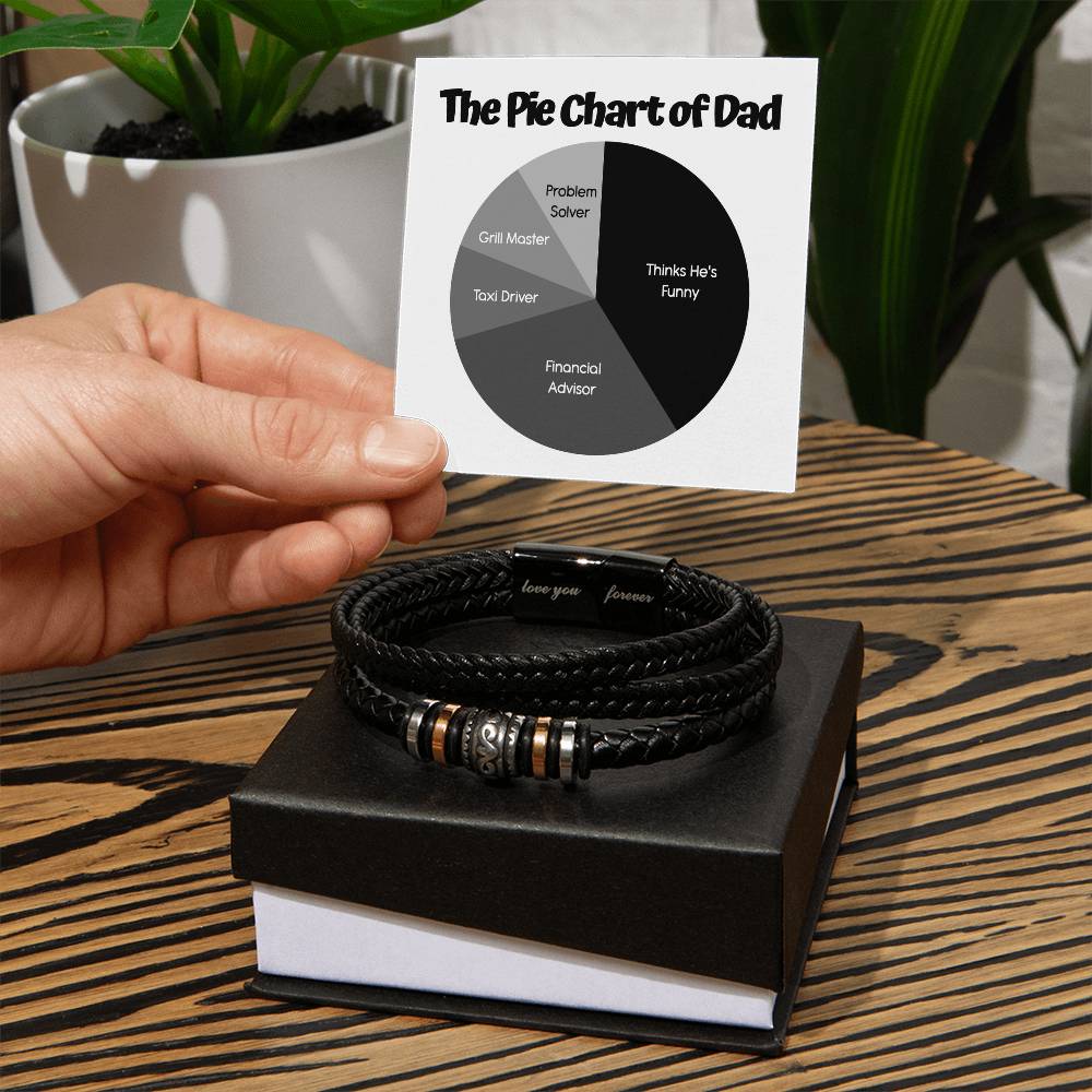 Dad-Pie Chart-Bracelet