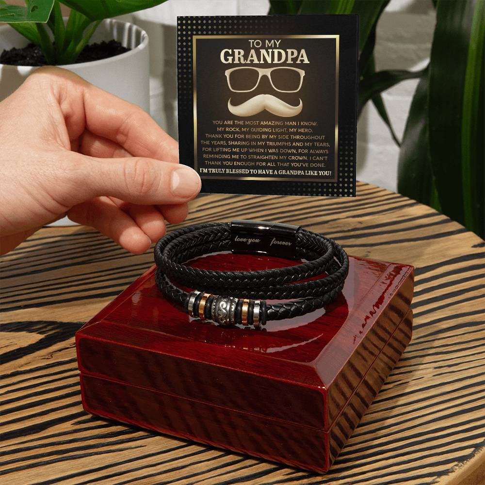 Grandpa-Truly Blessed-Bracelet