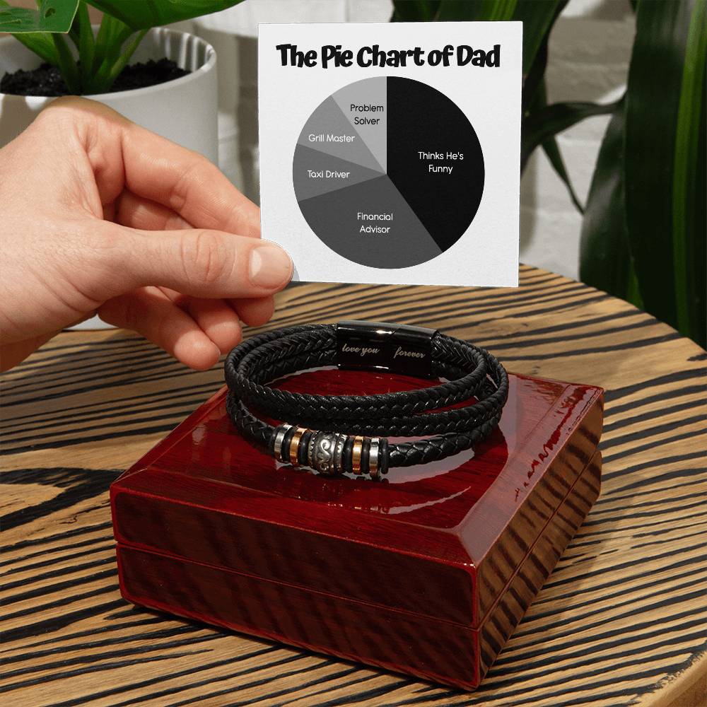 Dad-Pie Chart-Bracelet