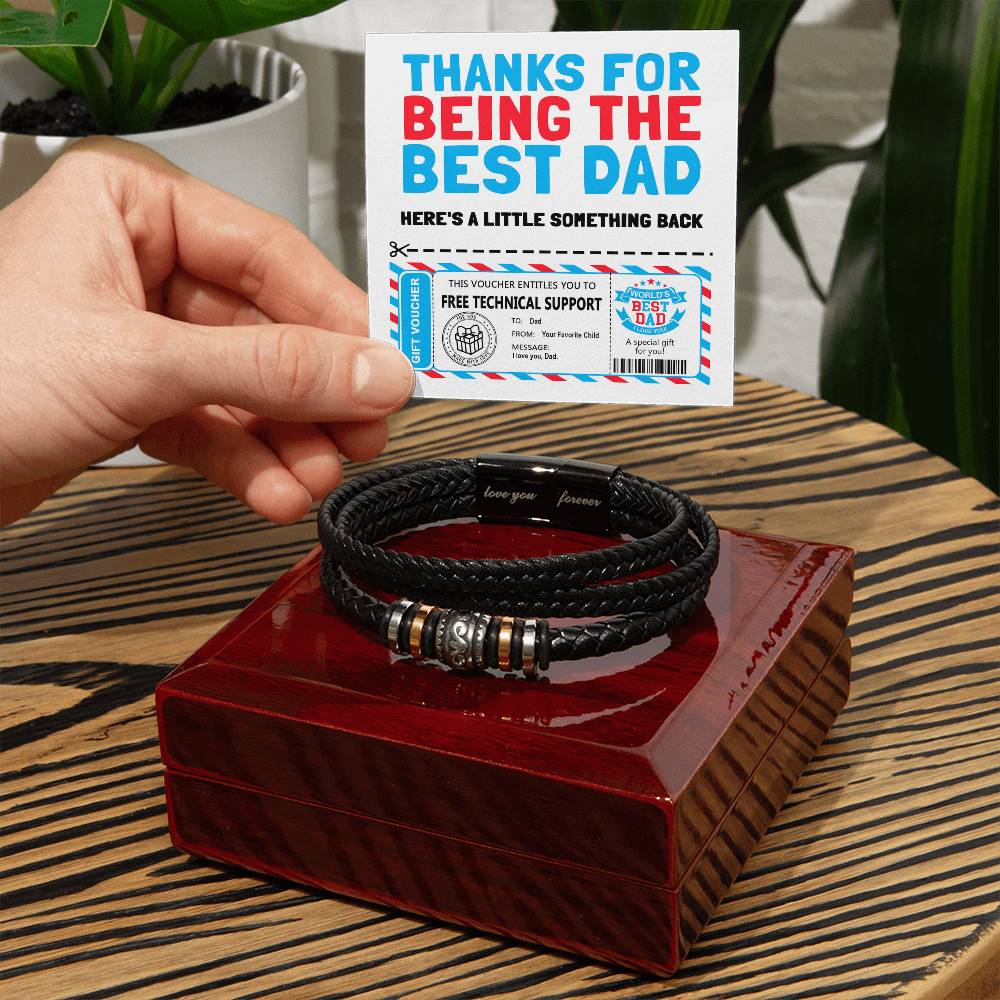 Dad-Gift Voucher-Bracelet