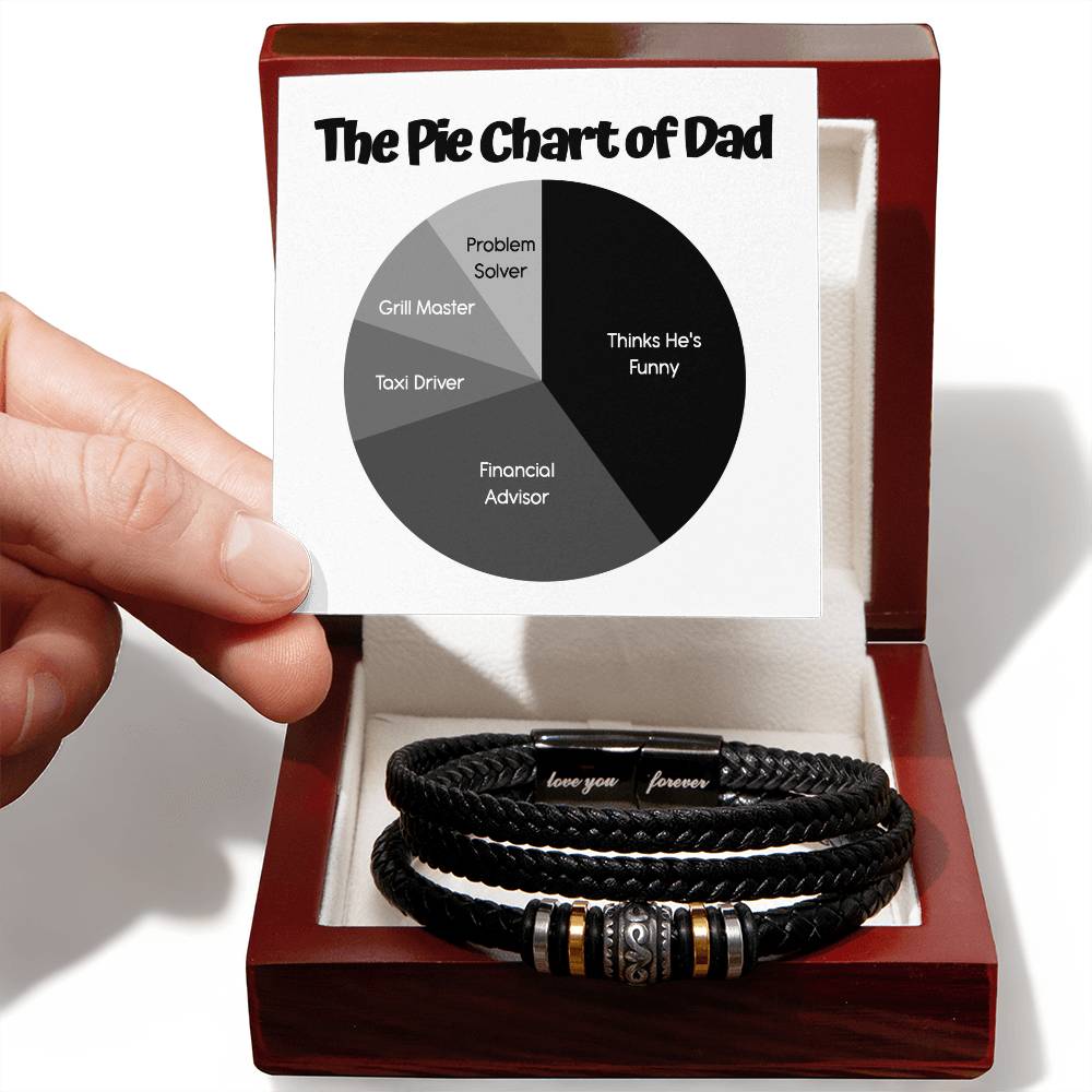Dad-Pie Chart-Bracelet