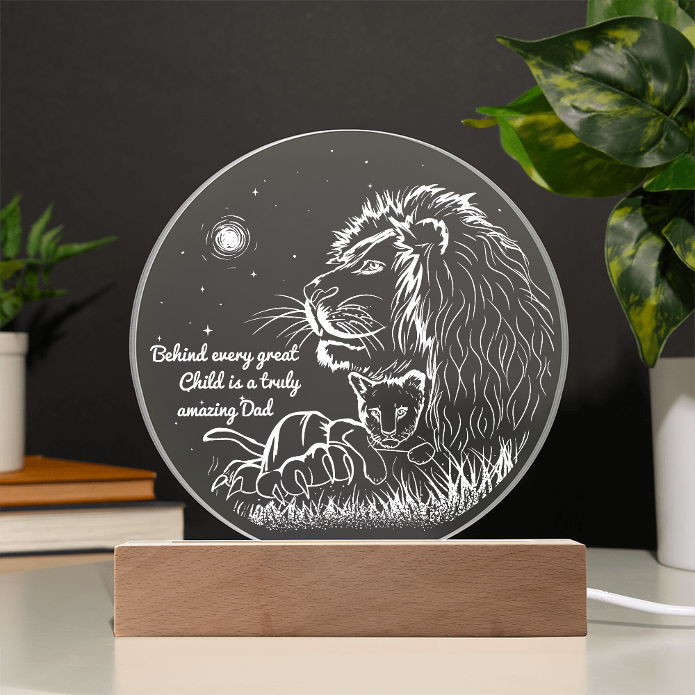 Dad-Amazing Dad-Circle Acrylic