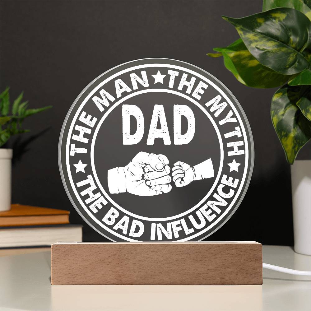 Dad-The Man-Circle Acrylic