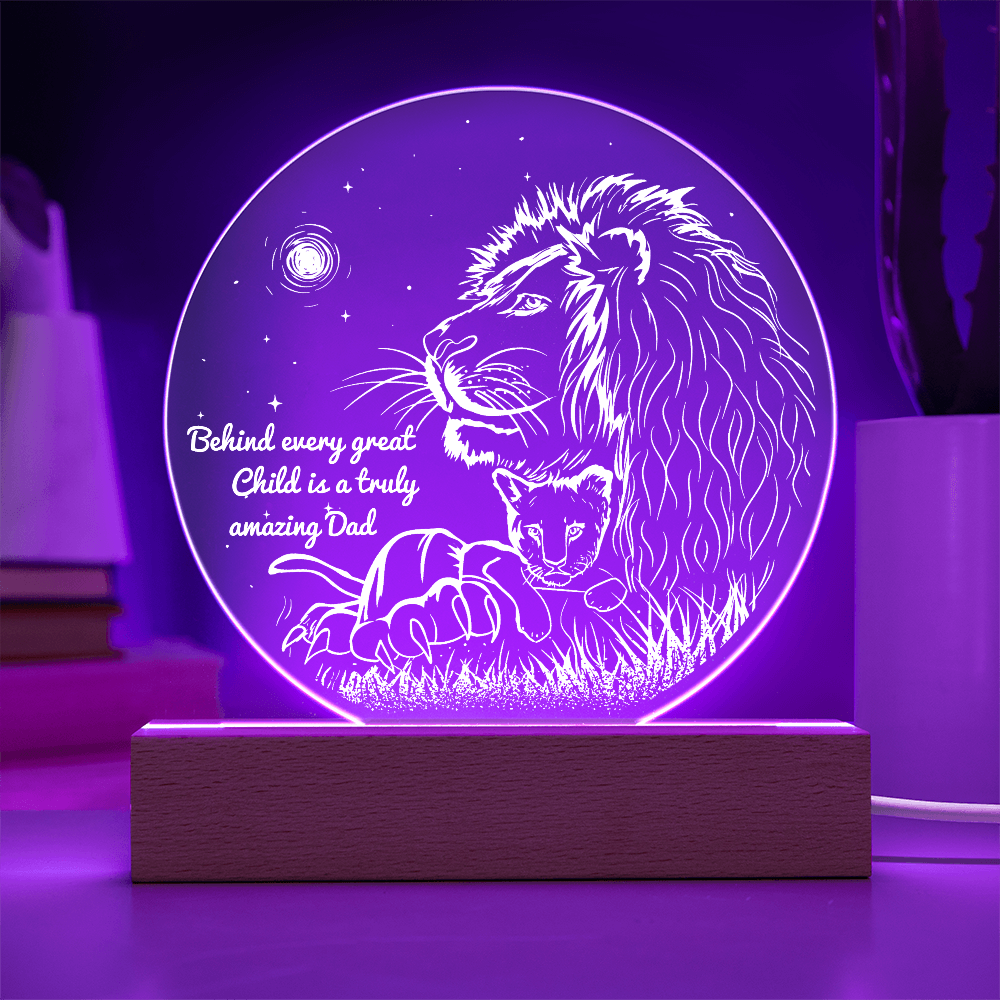 Dad-Amazing Dad-Circle Acrylic