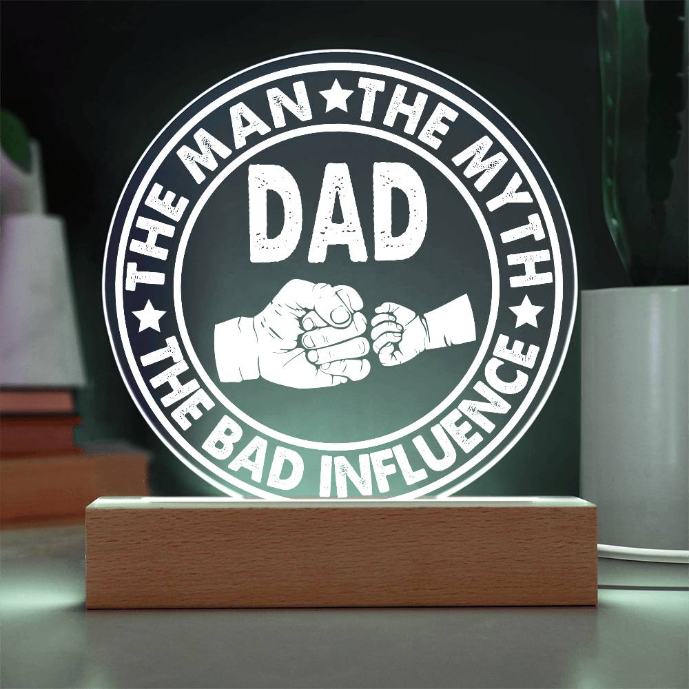 Dad-The Man-Circle Acrylic