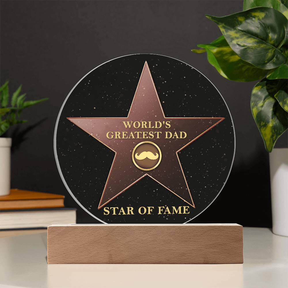 Dad-Greatest Dad-Circle Acrylic