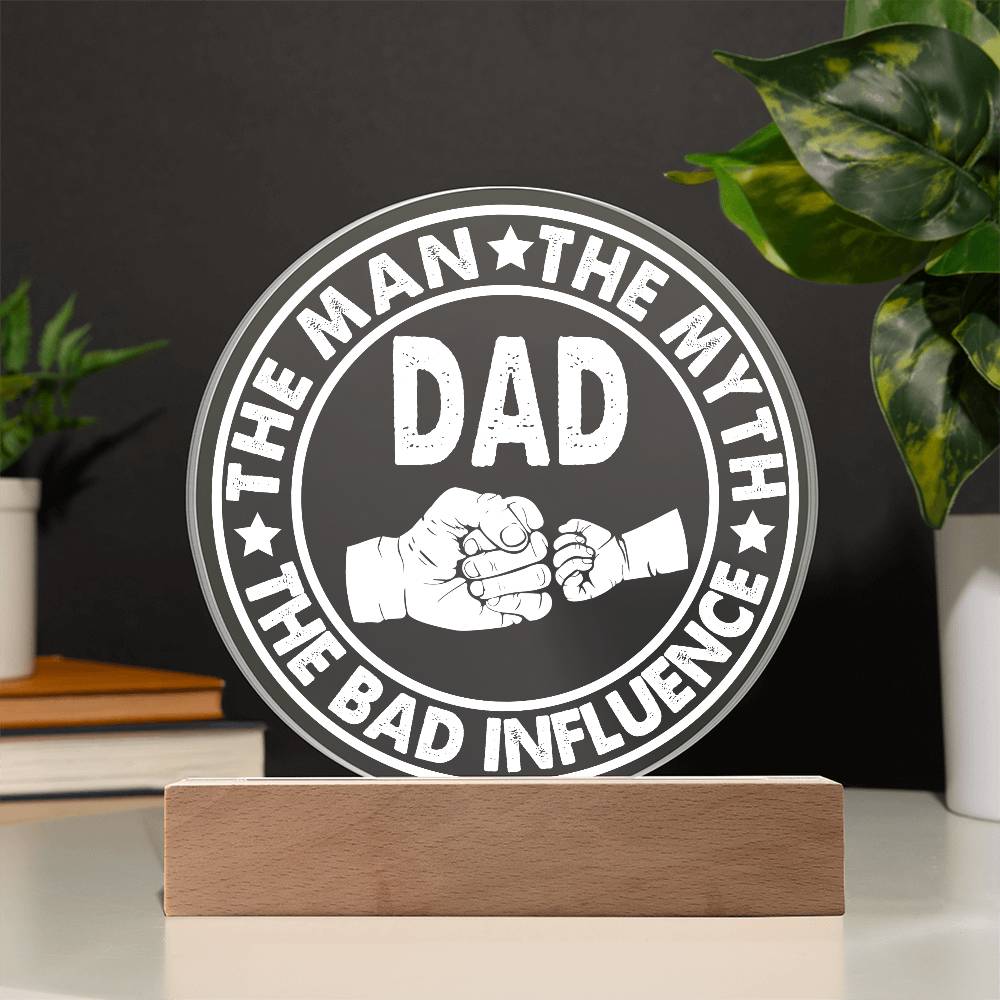 Dad-The Man-Circle Acrylic