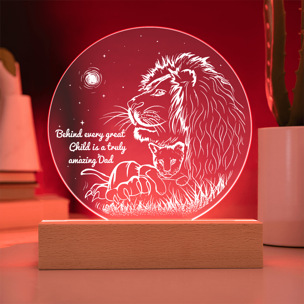 Dad-Amazing Dad-Circle Acrylic