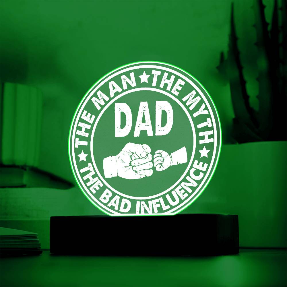 Dad-The Man-Circle Acrylic