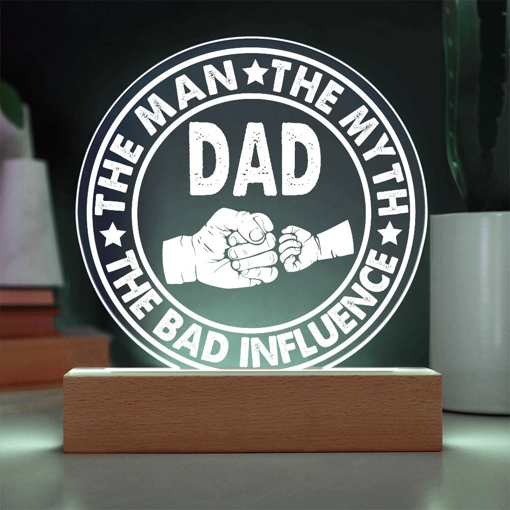 Dad-The Man-Circle Acrylic