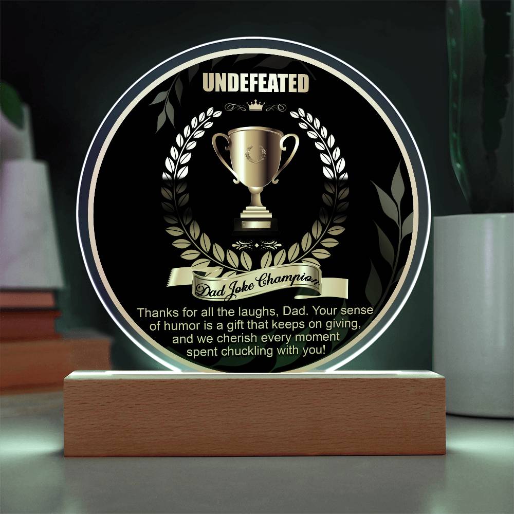 Dad-Dad Joke Champion-Circle Acrylic