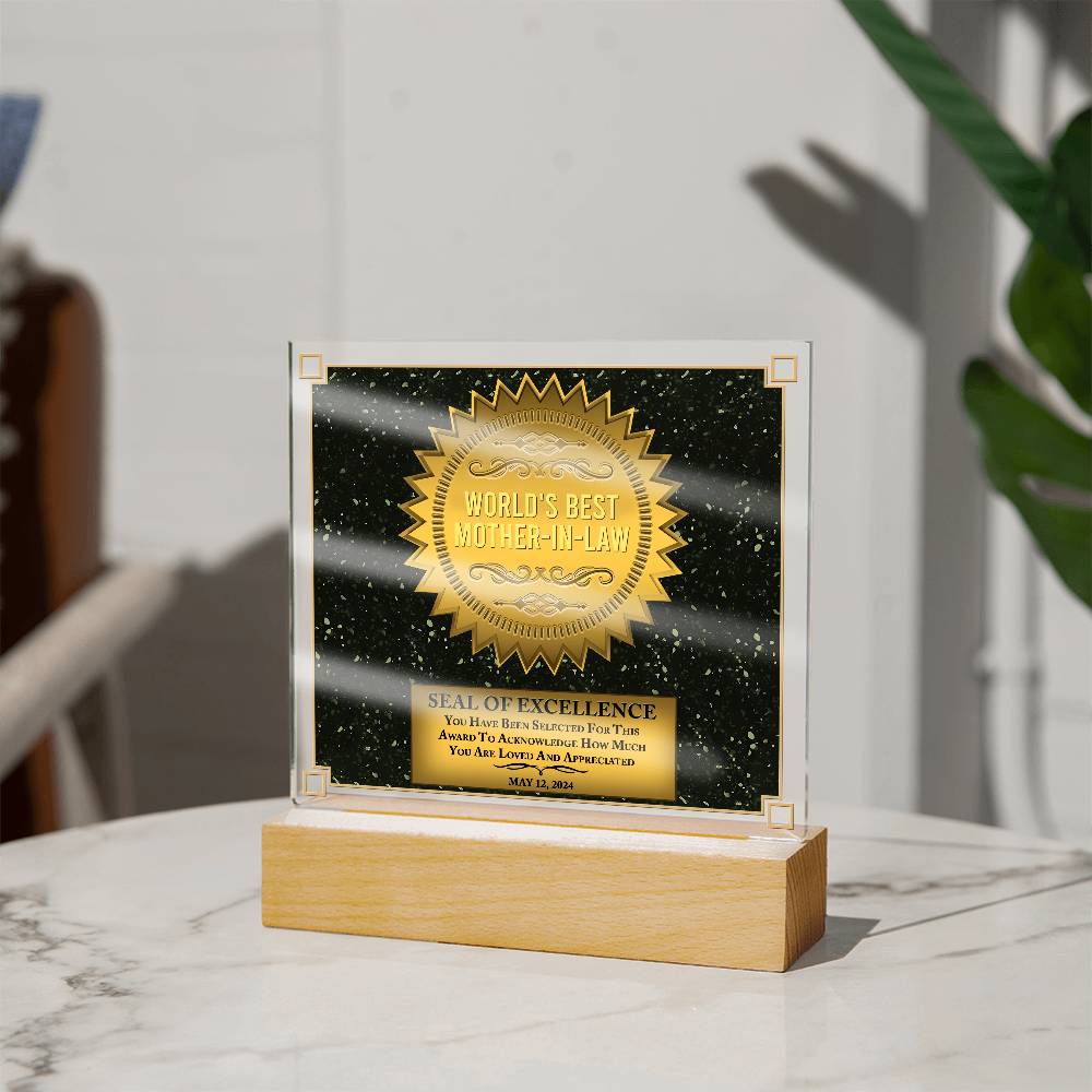 Mother-In-Law-Seal Of Excellence-Acrylic