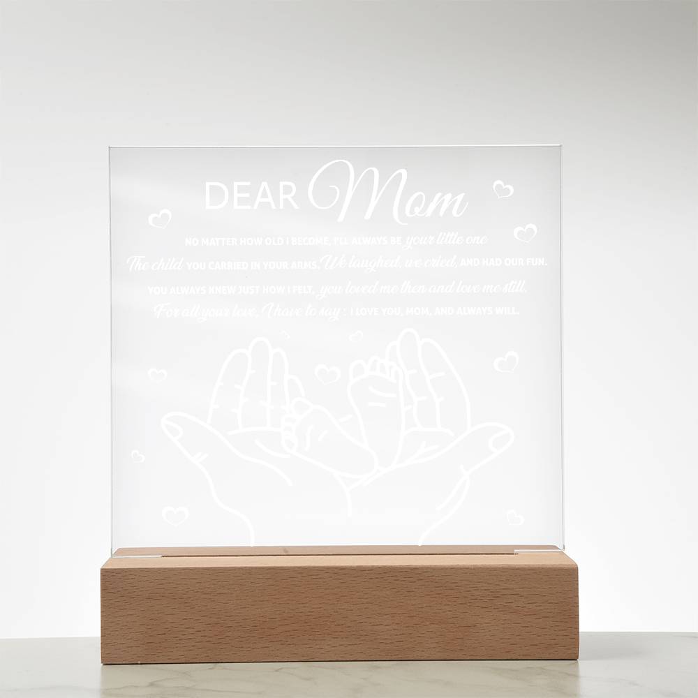 Mom-Your Little One-Acrylic