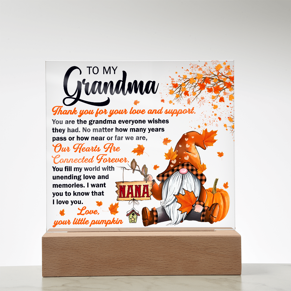 Grandma-Love And Support-Acrylic