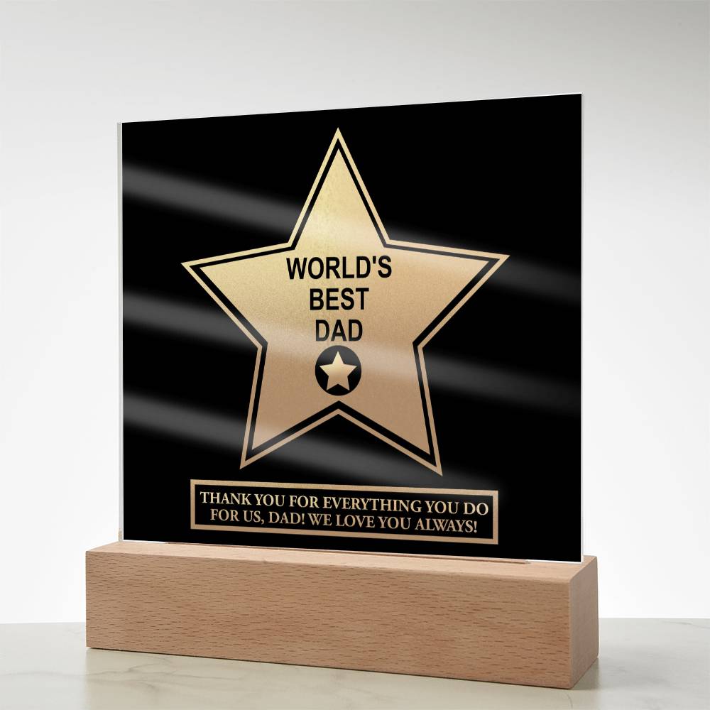 Dad-World_s Best Dad-Acrylic