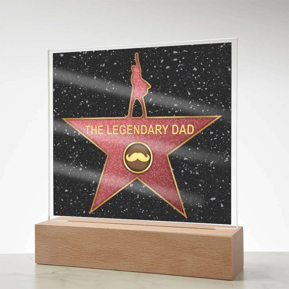 Dad-The Legendary Dad-Acrylic