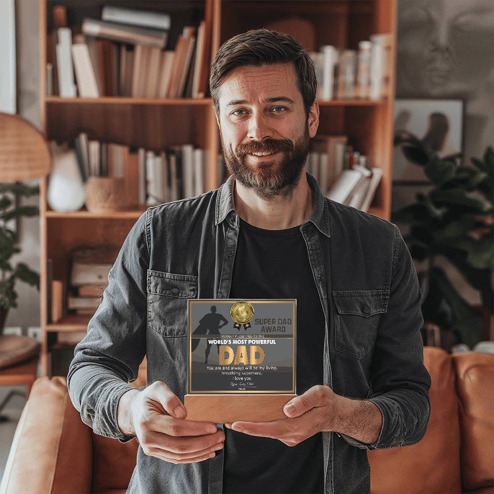 Dad-Super Dad Award-Acrylic