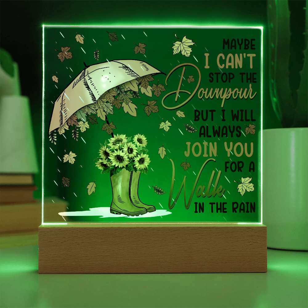 Friend-In The Rain-Acrylic