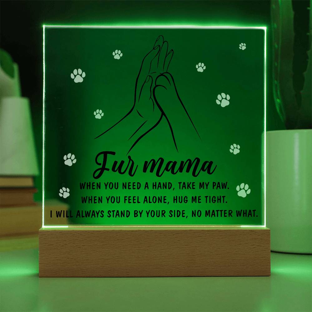 Fur Mama-Take My Paw-Acrylic