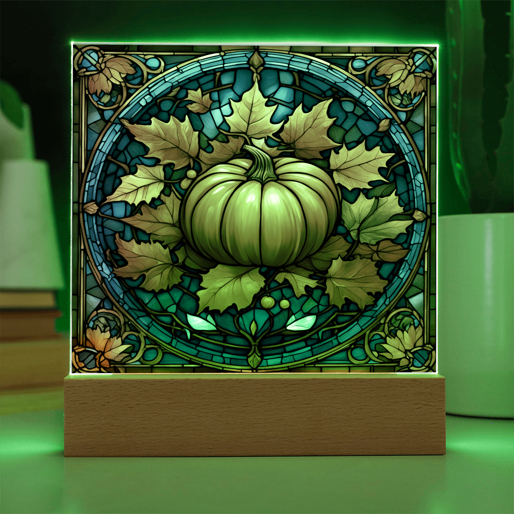 Stained Glass Pumpkin Thankgivings-Acrylic