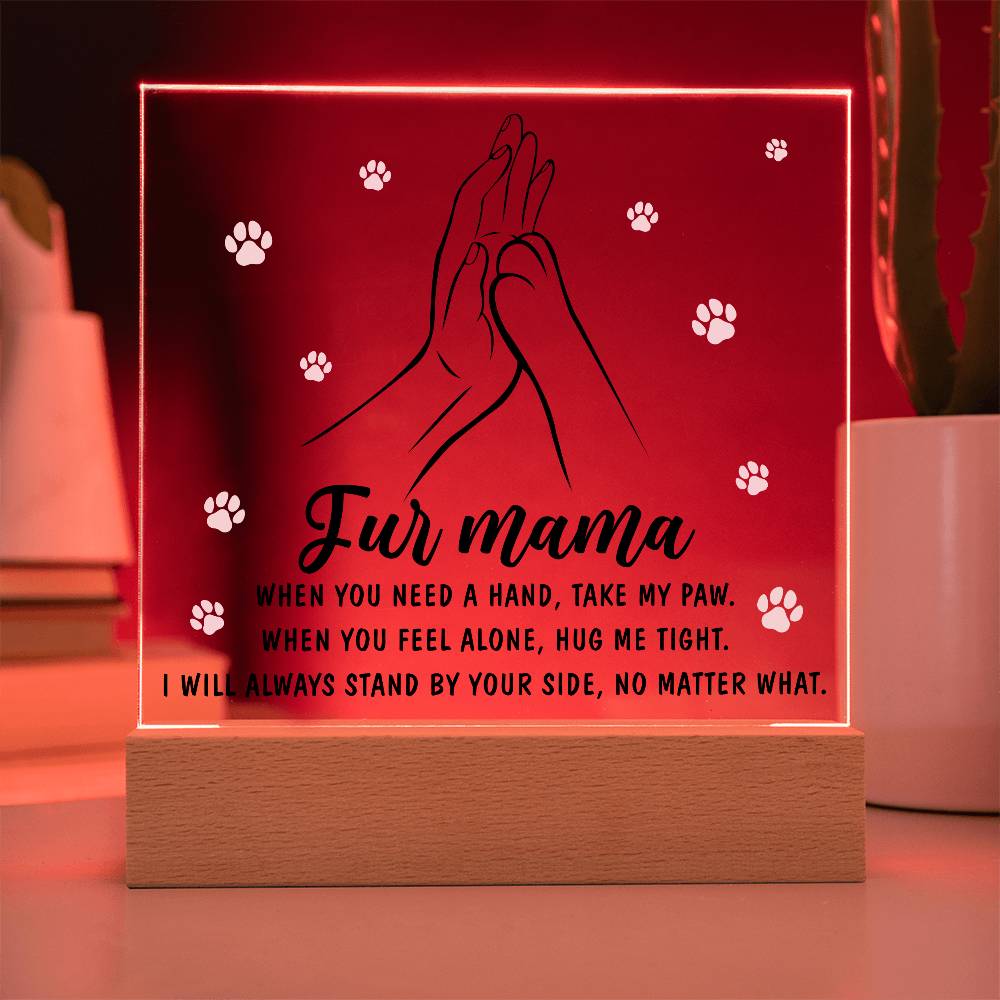 Fur Mama-Take My Paw-Acrylic