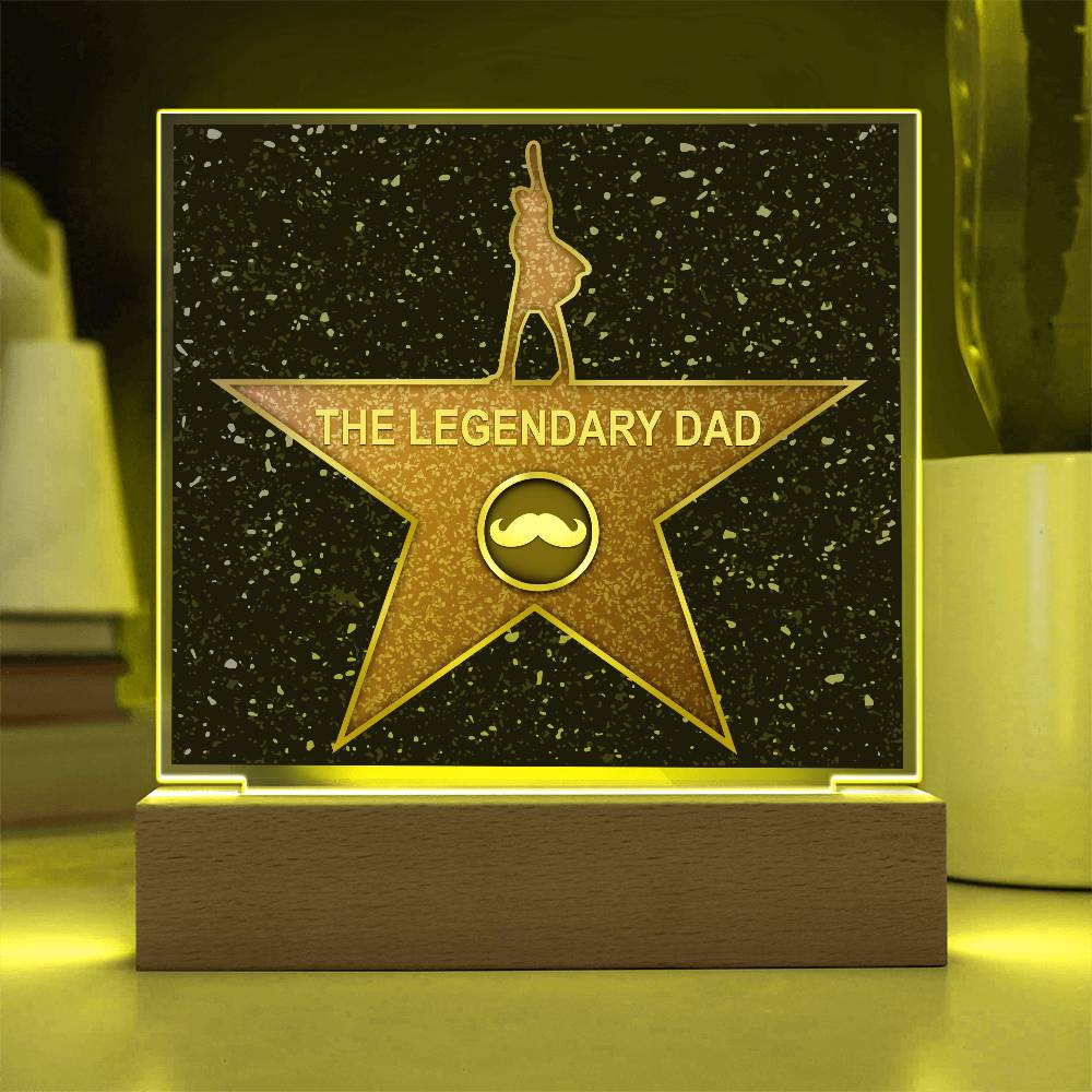Dad-The Legendary Dad-Acrylic