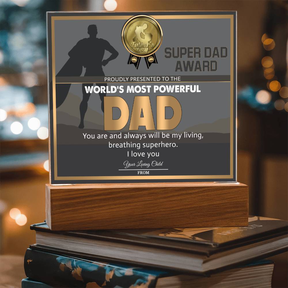 Dad-Super Dad Award-Acrylic
