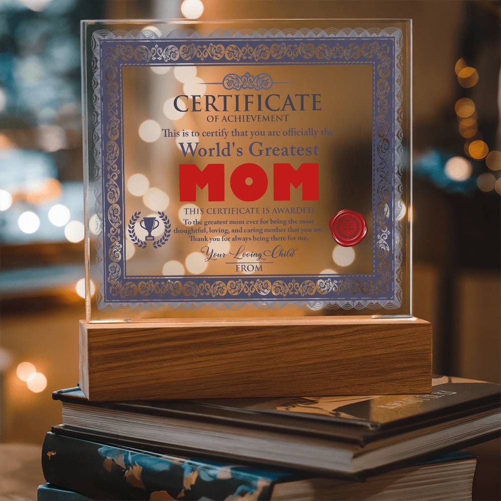 Mom-World's Greatest Mom-Acrylic