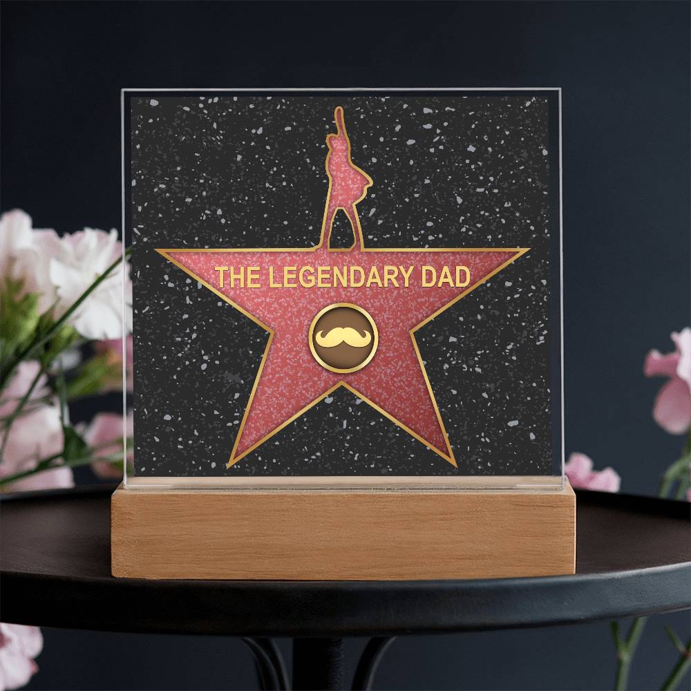 Dad-The Legendary Dad-Acrylic