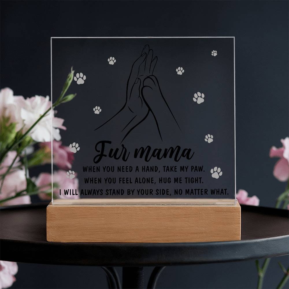 Fur Mama-Take My Paw-Acrylic