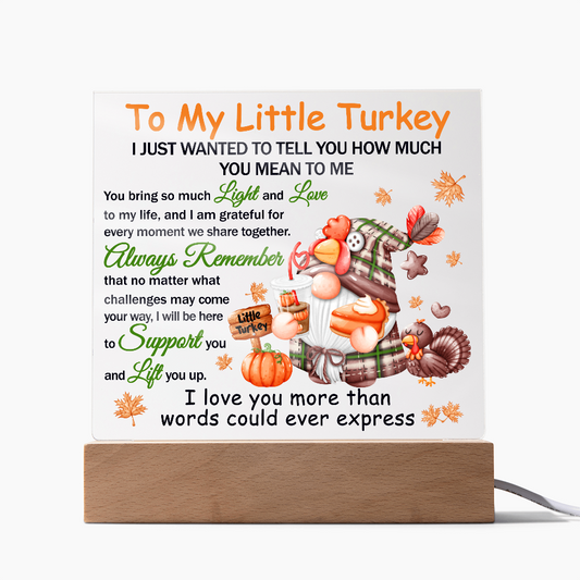Little Turkey-Lift You Up-Acrylic