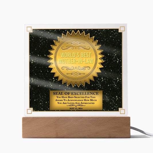 Mother-In-Law-Seal Of Excellence-Acrylic