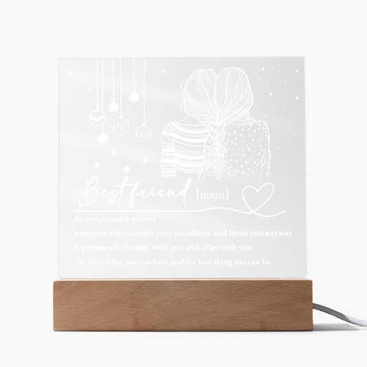 Friend-Irreplaceable Person-Acrylic