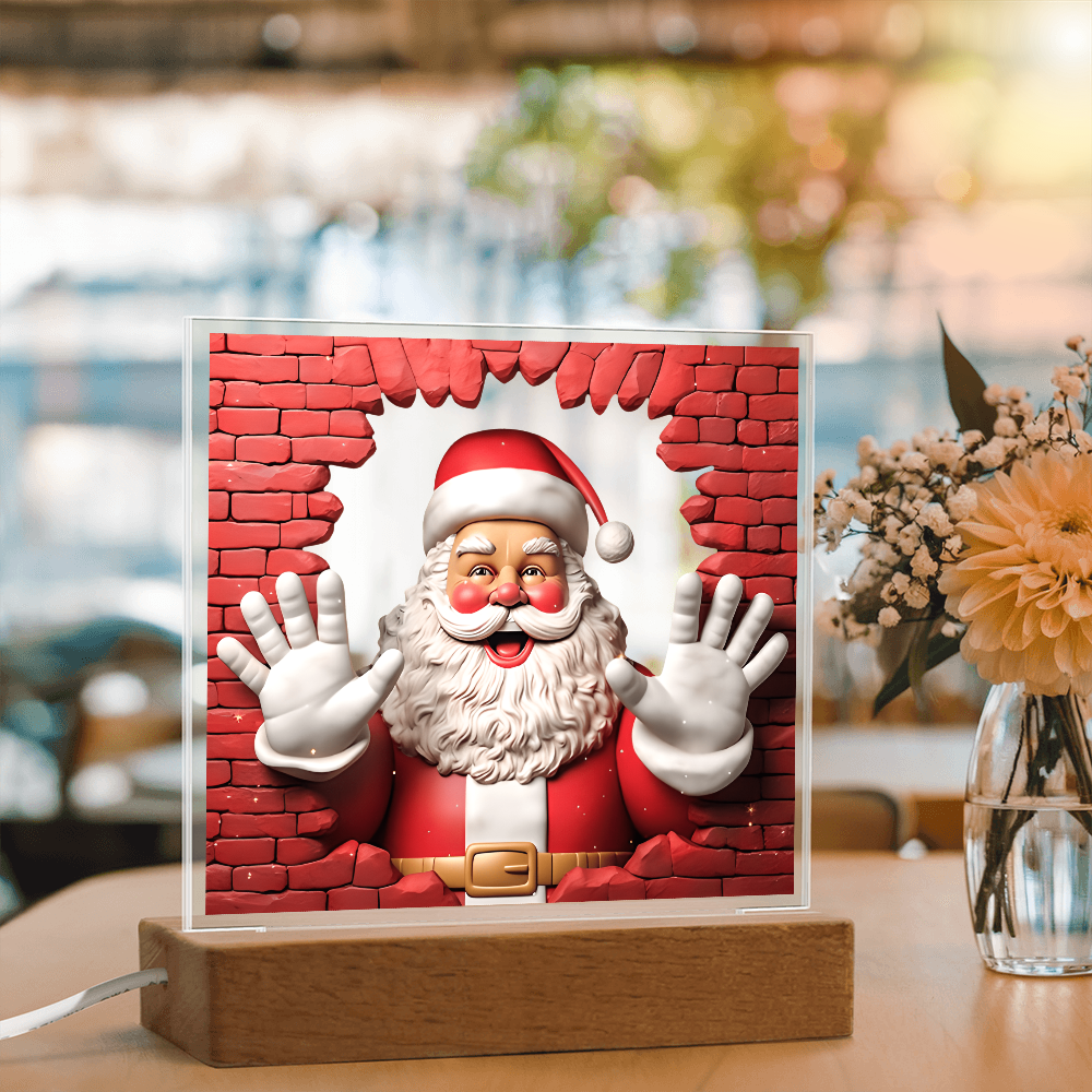 Christmas-Santa Claus 3D-Acrylic