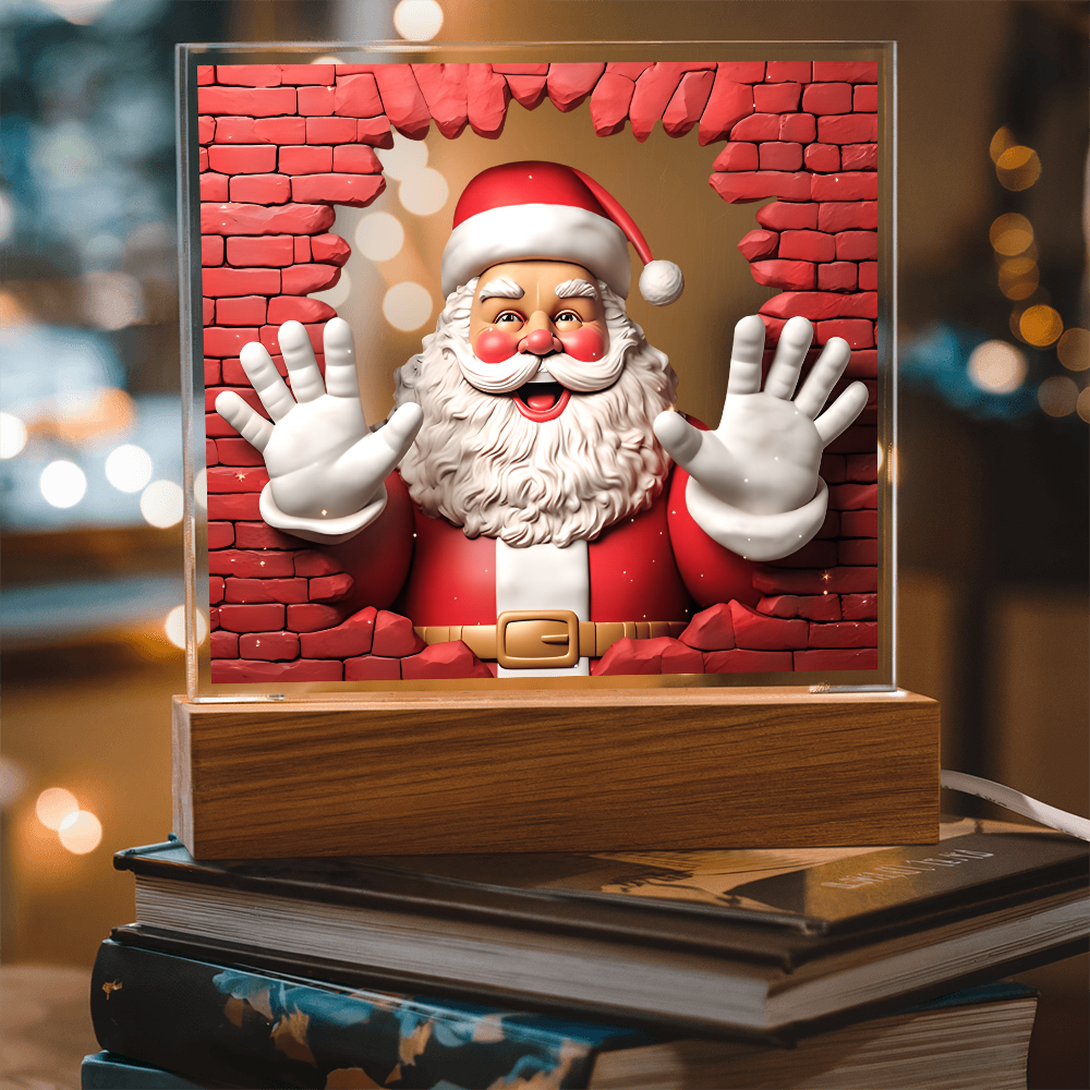 Christmas-Santa Claus 3D-Acrylic